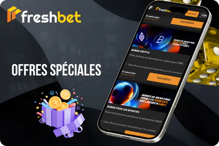Freshbet iOS Offres speciales